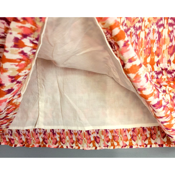 Eddie Baurer A-line Boho Skirt Womens S Tiered 100% Cotton Retro Hippie Gypsy - Picture 4 of 9